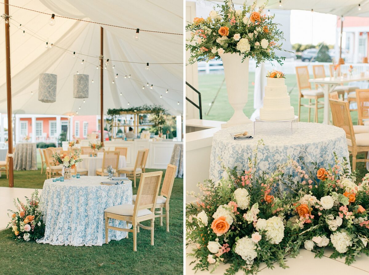 Elevated coastal wedding design by Brittanie Raquel events 