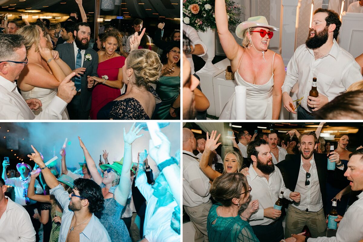 Dance Floor at a Summer Wedding 