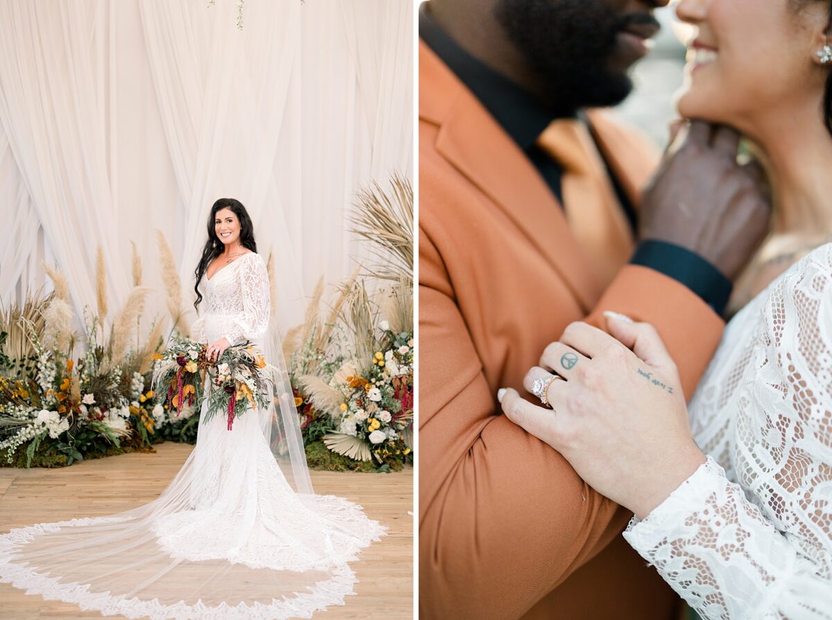 Fall Urban Boho wedding in Carolina Beach, NC. Planned by Brittanie Raquel Events. 