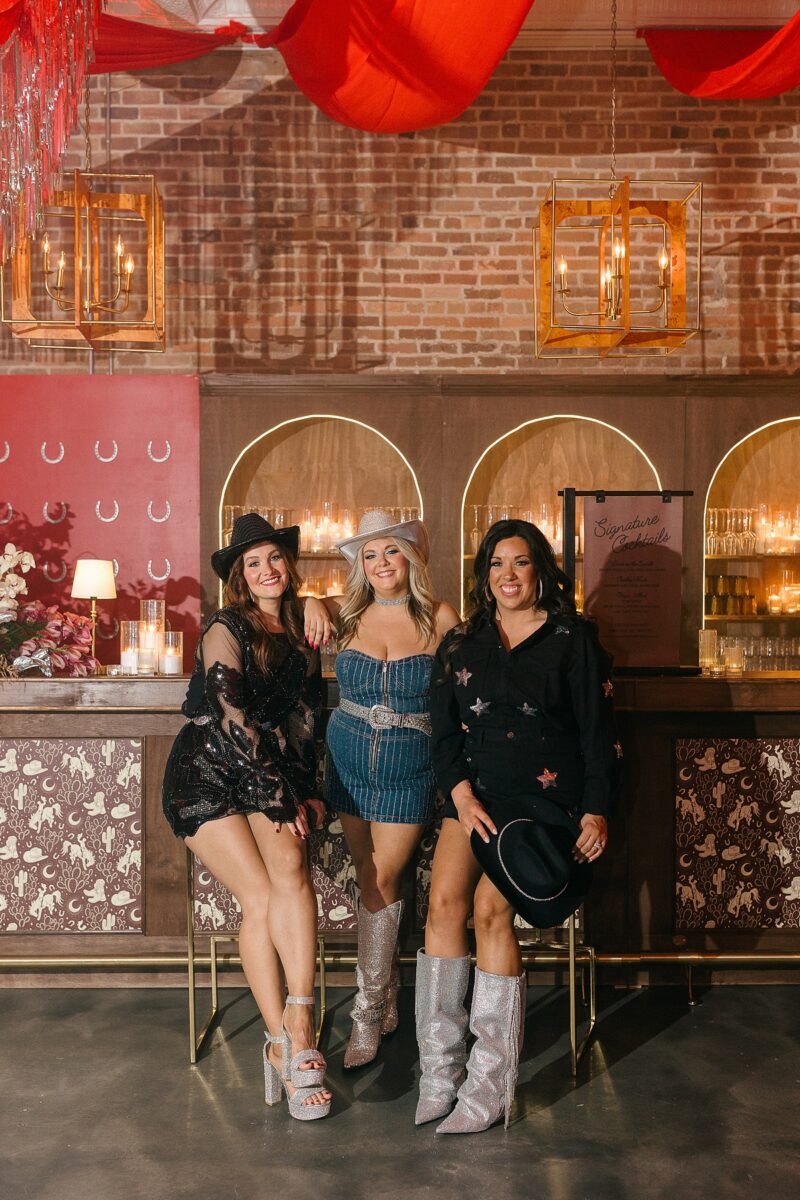 A Disco Rodeo themed event by Brittanie Raquel Events at The Elia in Wilmington, NC 