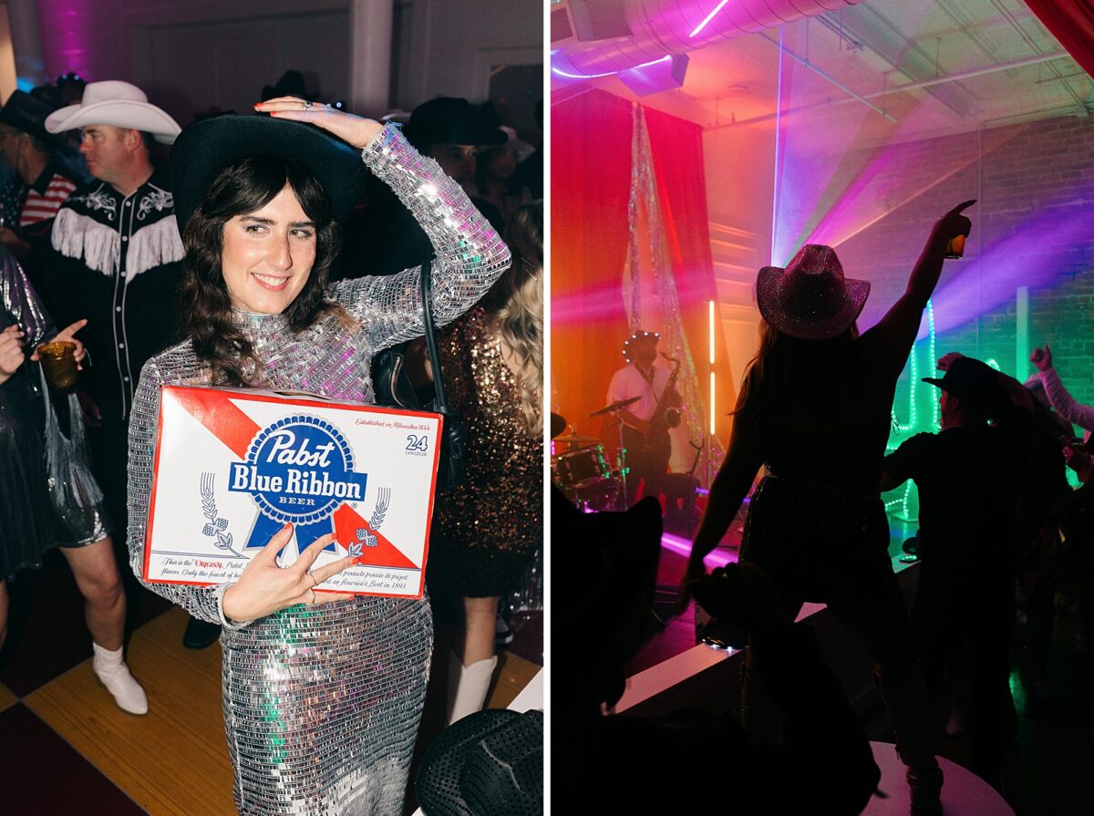 Disco Cowboy dance party at The Elia in Downtown Wilmington, NC. 