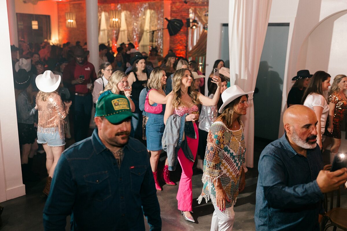 Room reveal at the Elia for the Rodeo Disco Vendor Party by Brittanie Raquel Events. 