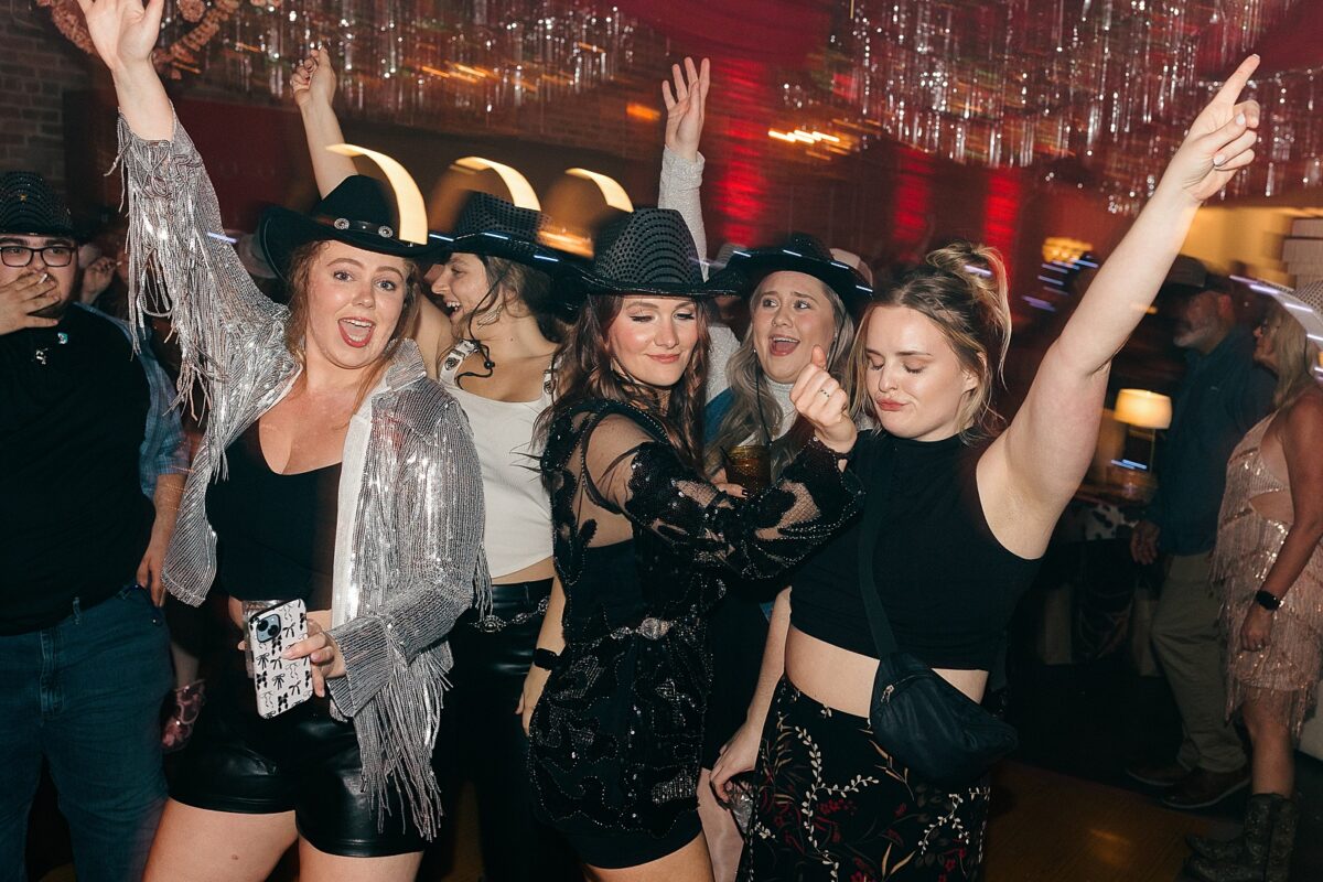 A western disco rodeo event hosted at The Elia event venue in Wilmington, NC by Brittanie Raquel Events. 