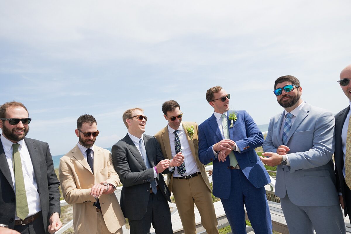 Summer Wedding in Wrightsville Beach, NC. Wedding by Brittanie Raquel Events. 