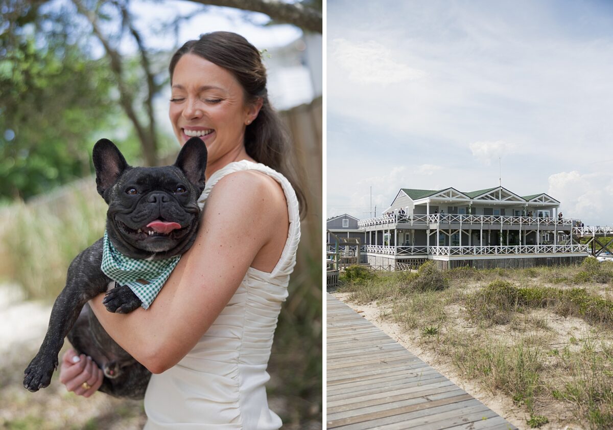 The Carolina Yacht Club Beach Wedding Venue. Wedding by Brittanie Raquel Events. 