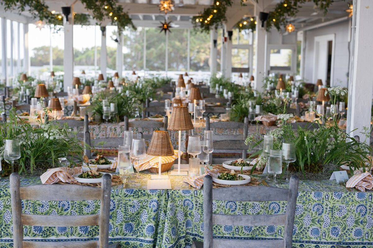 An Italian Garden Inspired Summer Wedding Reception designed by Brittanie Raquel Events. 