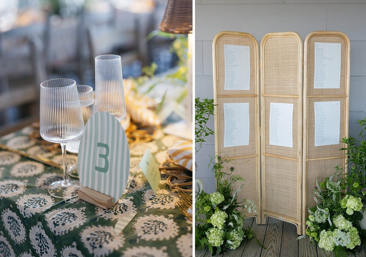 A Pastel Summer Reception for a Carolina Yacht Club Wedding. Event by Brittanie Raquel Events. 
