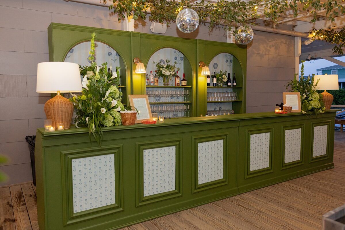 Custom-Designed and Built Pop-Up Bar by Brittanie Raquel Events.