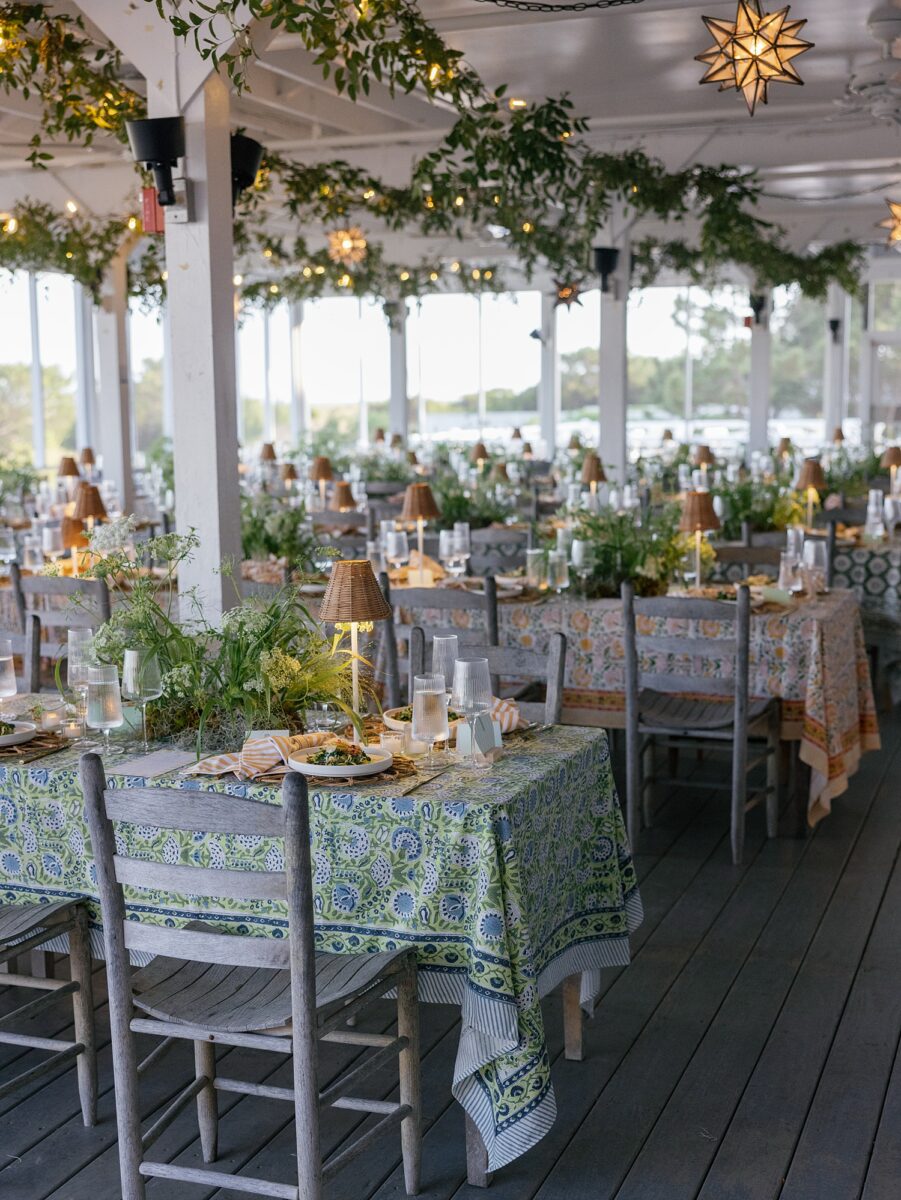 An Summer Beach Reception with an Italian Garden Inspiration. Decor and Design by Brittanie Raquel Events. 